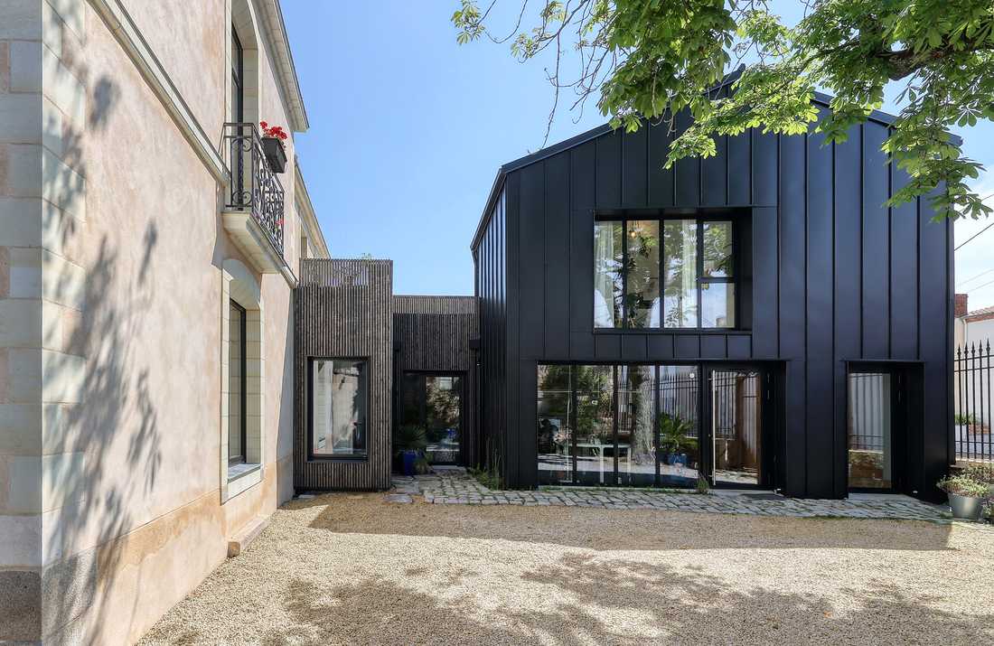 Extension d'une maison ancienne du 19e siècle par un architecte d'intérieur à Bruxelles