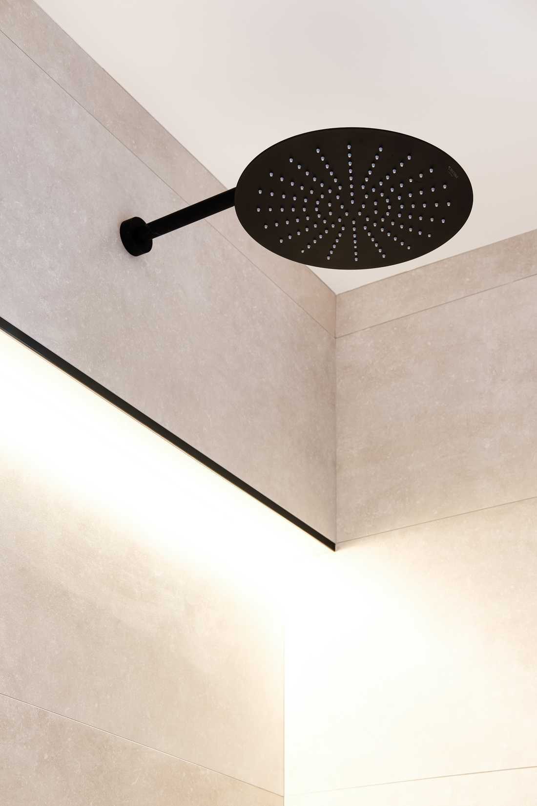 Douche sur-mesure conçu par un architecte à Bruxelles-Capitale