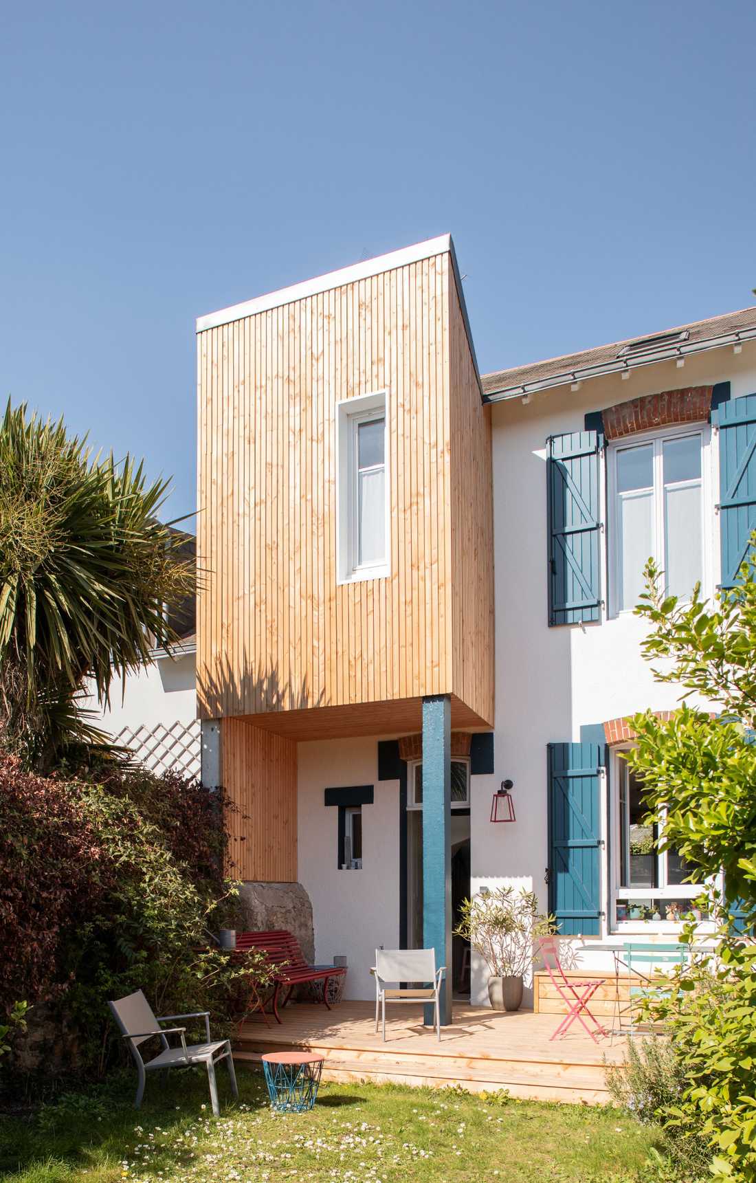 Extension d'une maison de ville conçue par un architecte à Bruxelles