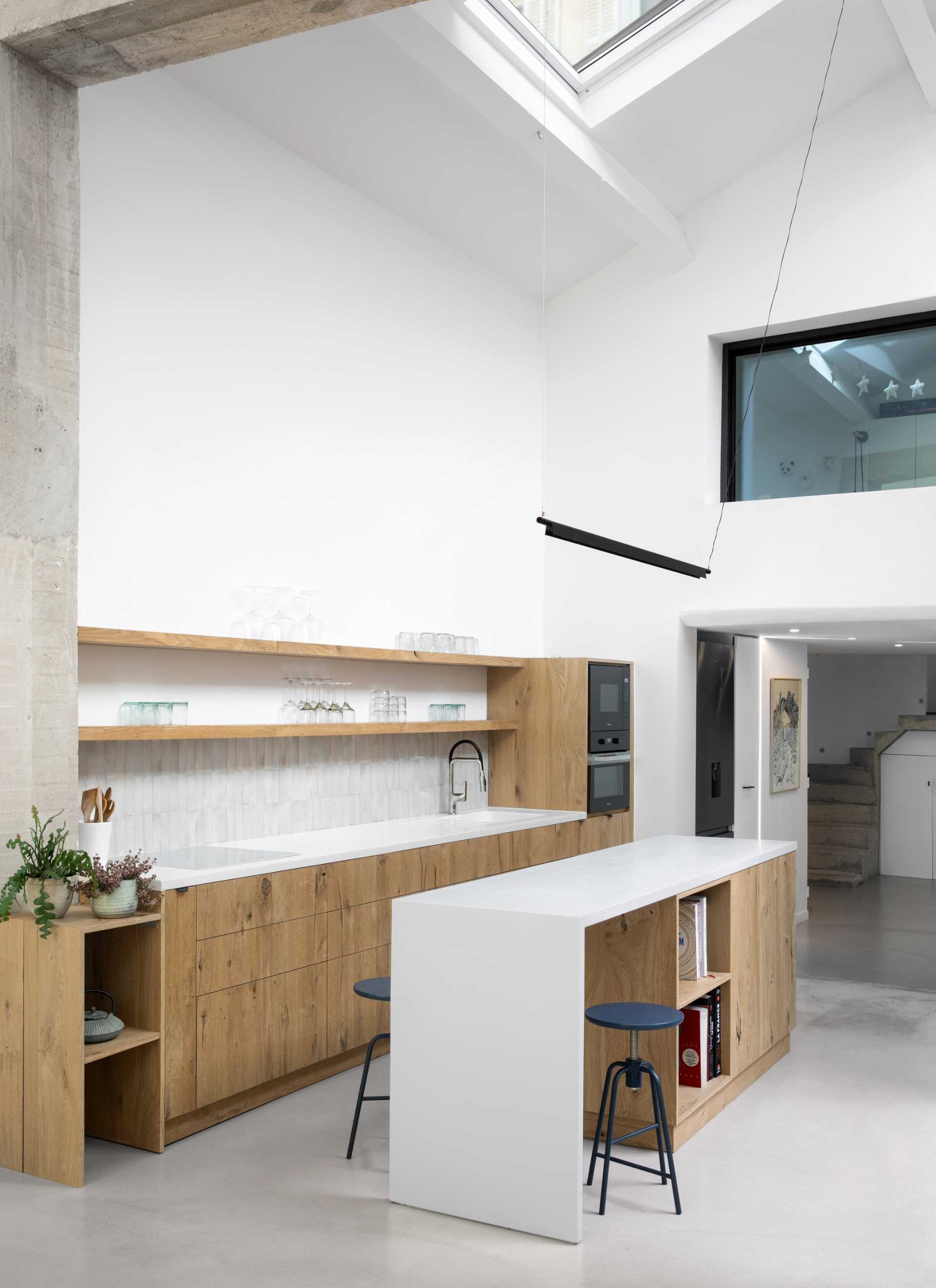 Rénovation du salon. d'une maison par un architecte d'intérieur dans la région de Bruxelles-Capital