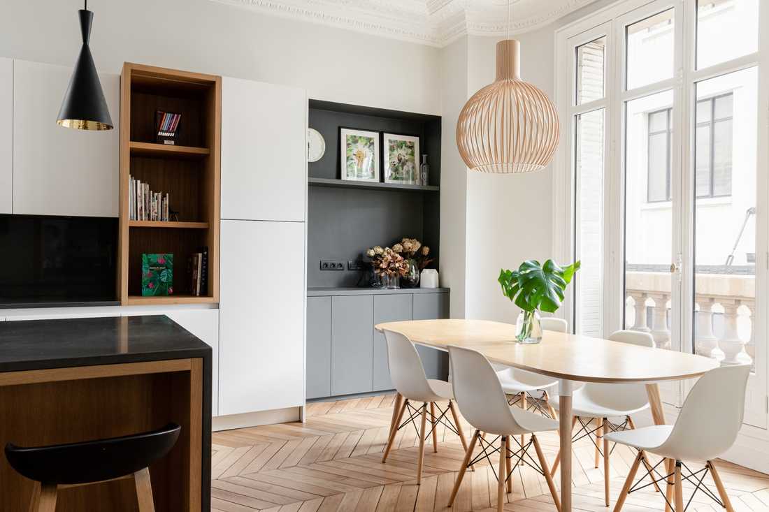 Aménagement d'une appartement acheté sur plan par un architecte d'intérieur à Bruxelles